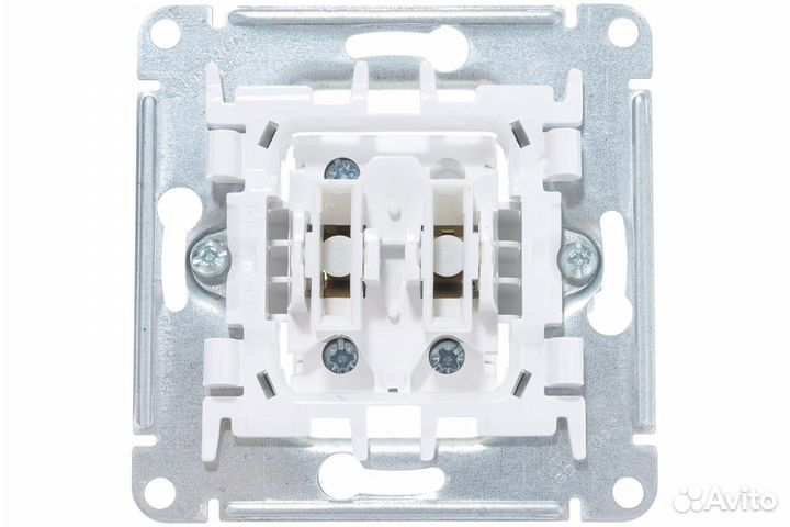 Выключатель двухклавишный Schneider Electric Atlas