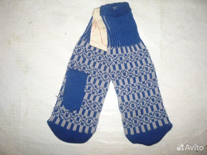 Варежки вязаные шерсть СССР