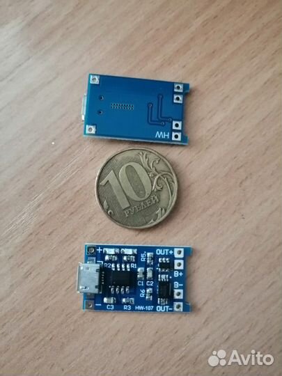 Модуль заряда-защиты li-ion батарей type-c, micro