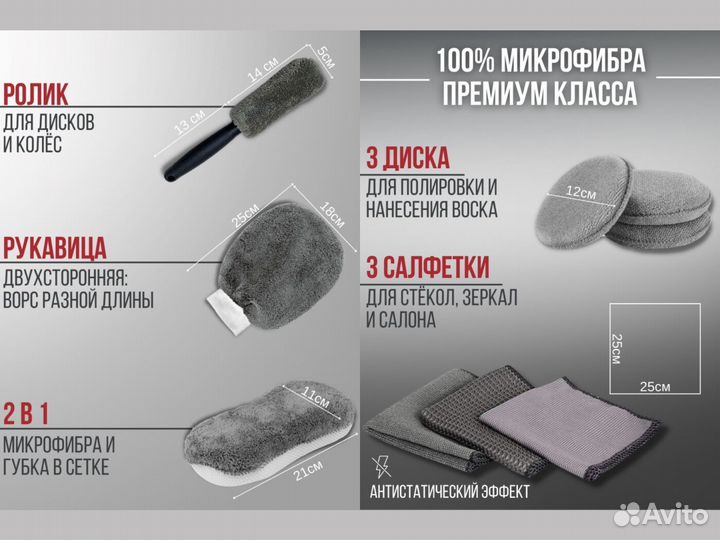 Набор для детейлинг мойки авто