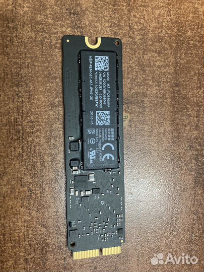 Оригинальный SSD накопитель Apple 256Gb