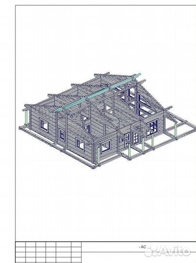 Расчёт дома/бани из проф. бруса