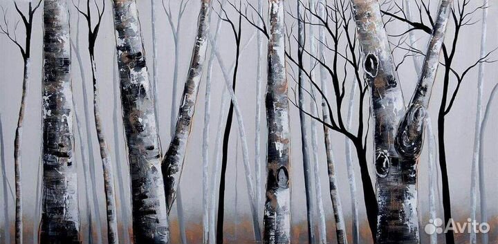Картина Scandinavian Forest 150x70