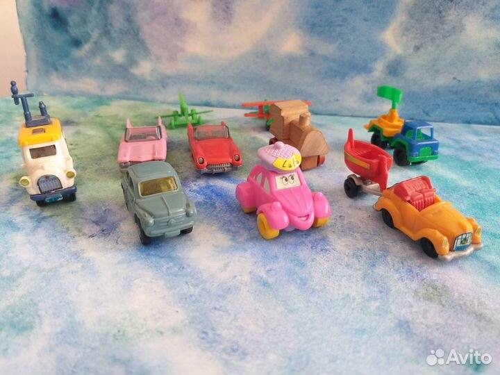 Игрушки из киндер сюрприза 90-х транспорт