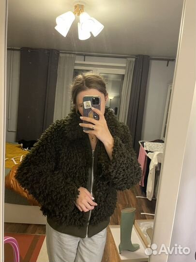 Куртка пушистая h&m