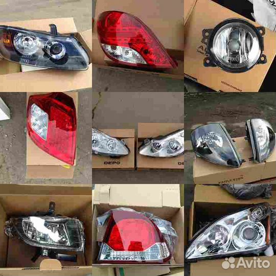 Комплект фонарей светодиодных белый верх тюнинг дл