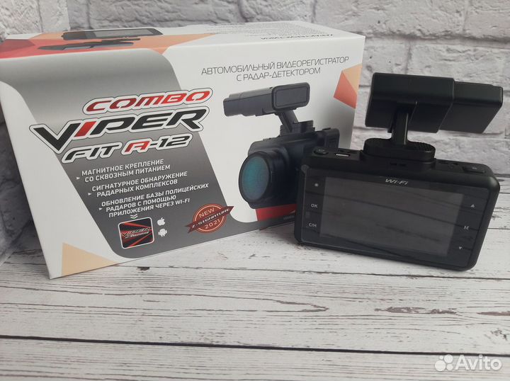 Антирадар с видеорегистратором Viper combo fit