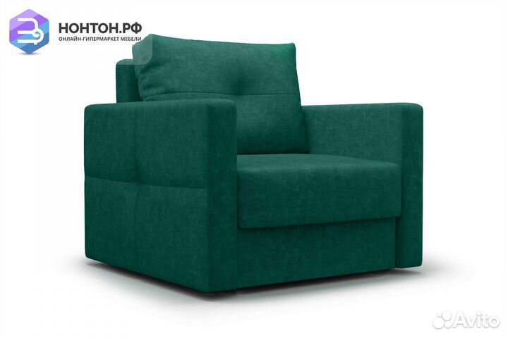 Кресло еврокнижка Вита изумрудное