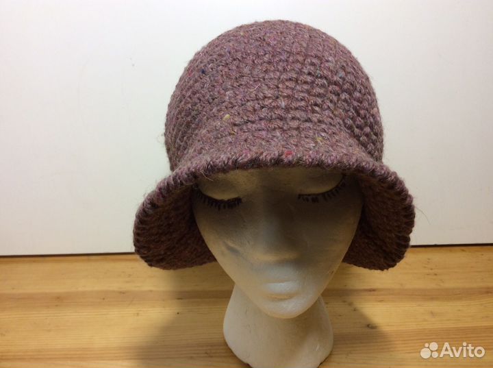 Шляпка пастельного сливового цвета, 56-59,арт 171