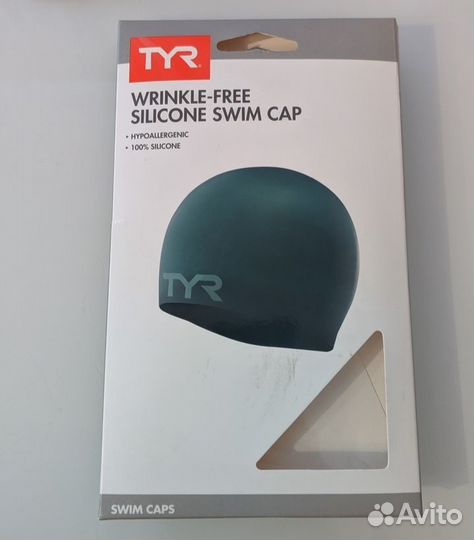 Шапочка для плавания TYR Wrinkle Free Silicone Cap