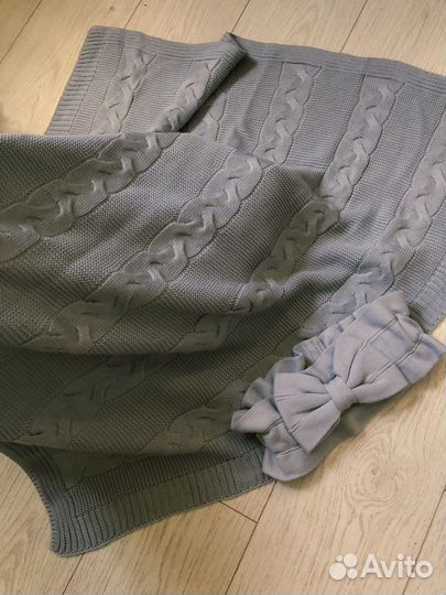 Вязаный плед детский выписка