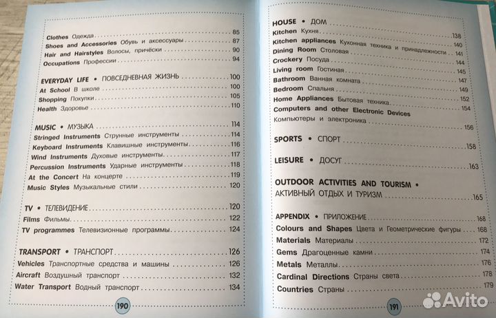 Англо- русский визуальный словарь