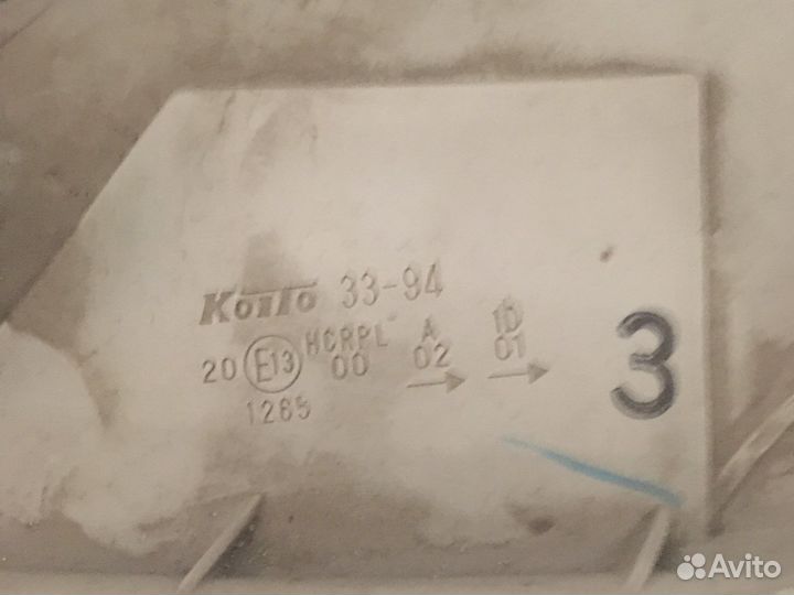 Фары на toyota camry 30