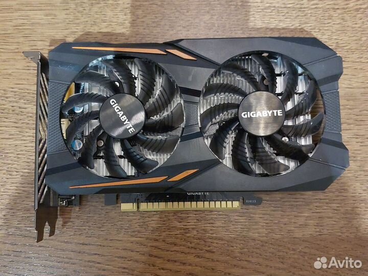 Видеокарта gigabyte GeForce GTX 1050 Ti OC 4G