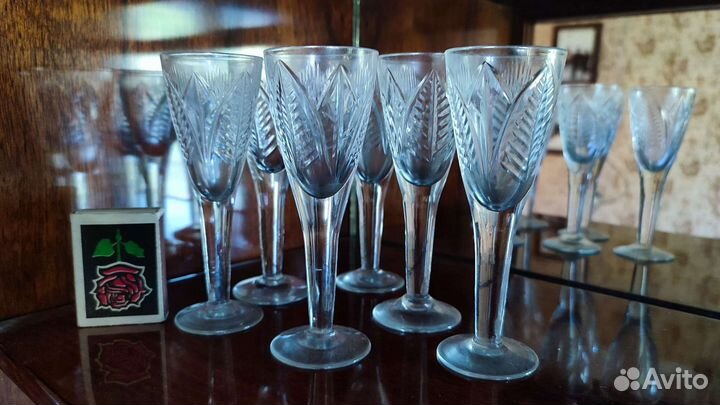 Хрустальные рюмки СССР