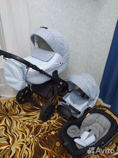 Коляска 3 в 1 indigo