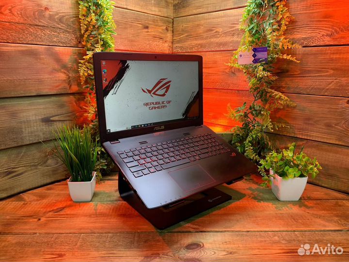 Игровой ноутбук Asus ROG GTX/i5/16gb/SSDm2/HDD