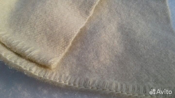 Шерстяные одеяло и плед (Европа, винтаж)