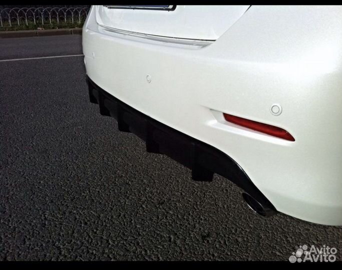 Диффузор/накладка на задний бампер