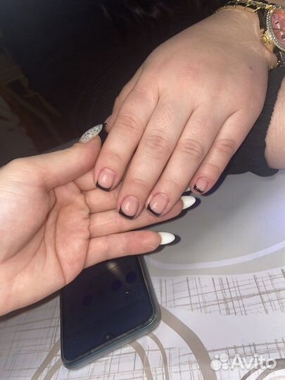 Наращивание, гель лак