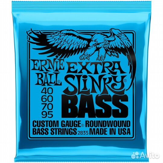 Струны для бас-гитары Ernie Ball 2835 Extra Slinky