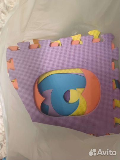 Пазлы мягкие на пол