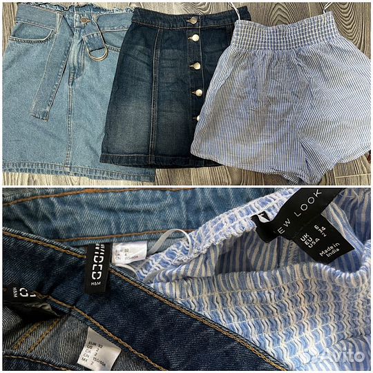 Б/у пакет одежды женской XS hm zara bershka befree