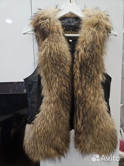 Жилетка меховая женская 42 44