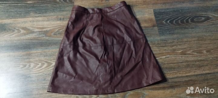 Кожаная юбка