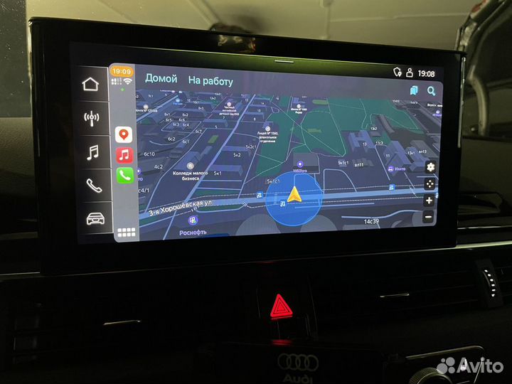 CarPlay, AndroidAuto и штатная навигация Audi MIB3