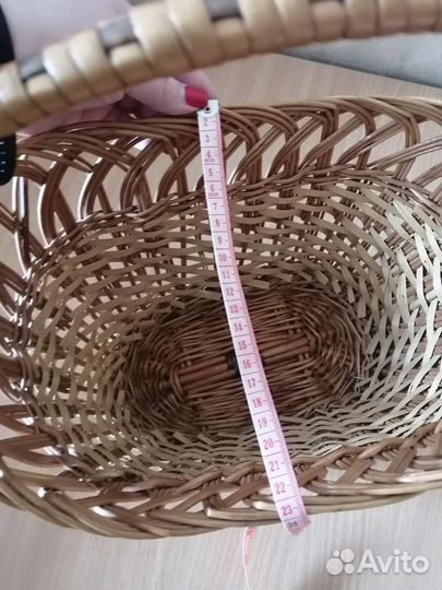 Корзина из натуральной лозы