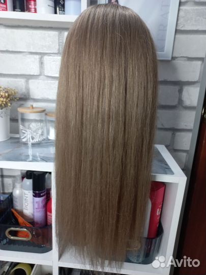 Голова манекен натуральные волосы