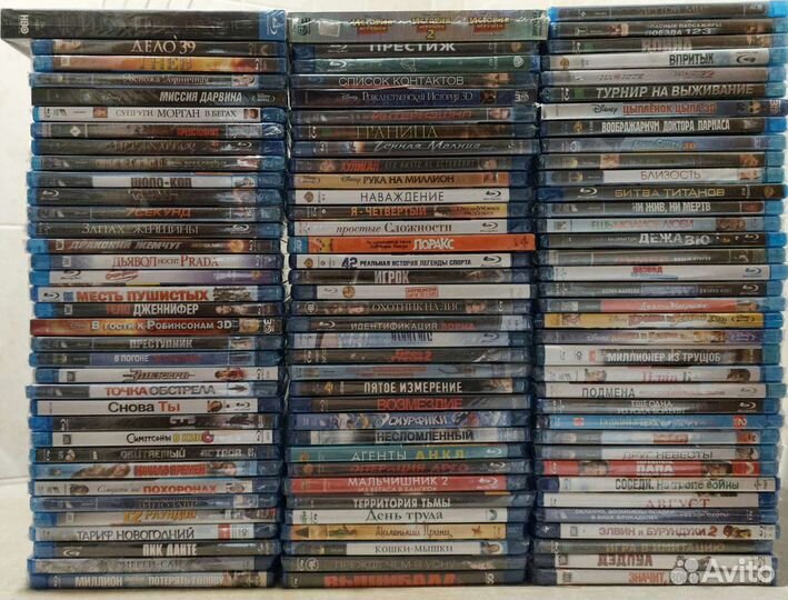 Blu-ray в ассортименте, лицензия, ч.2 запечатанные