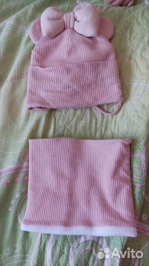 Комплект шапка, шарф