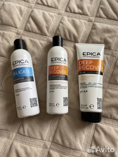 Шампунь бессульфатный, бальзам, маска