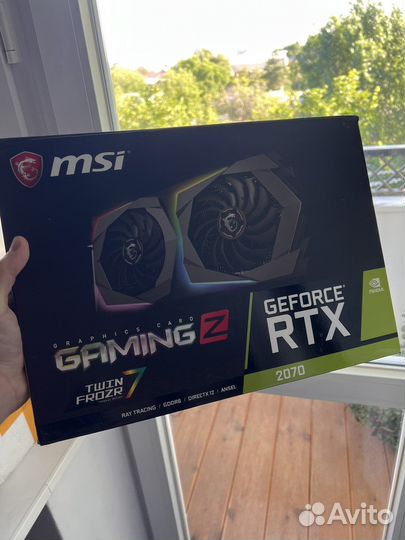 Видеокарта MSI RTX 2070 8gb