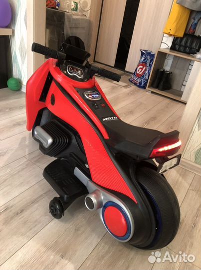 Детский электромобиль мотоцикл bmw vision next 100