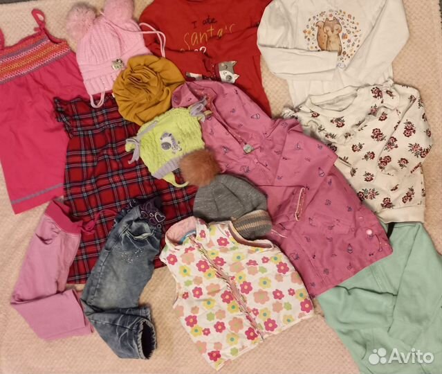 Пакет одежды для девочки 86 92 см