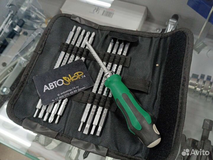 Набор отвёрток 11 пр Torx, Hex, крест, шлиц