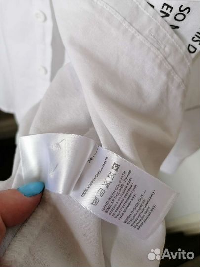Рубашка белая 134 см