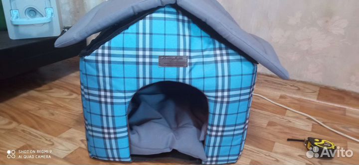 Домик для кошки мягкий и маленькой собачки