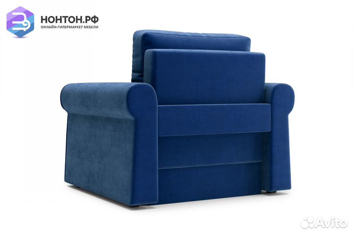 Кресло еврокнижка Лира темно-синее