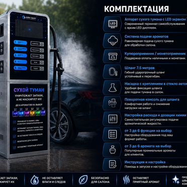 Аппарат самообслуживания сухой туман антизапах-41