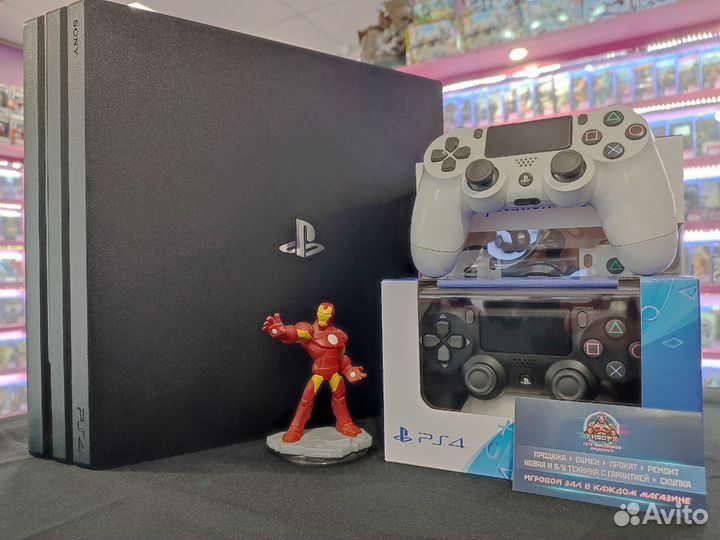 Приставка PS4 Pro Rev 2 Лицензия с Гарантей