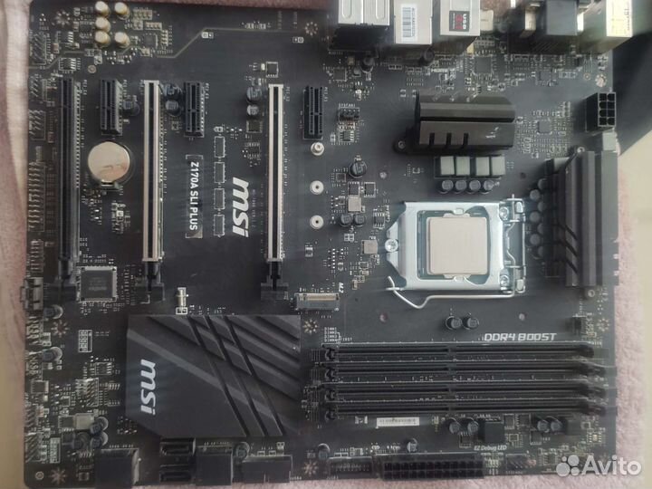 Материнская плата MSI Z170A SLI plus и i5 6600k