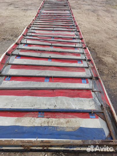 Крыша механизм с тентом на полуприцем