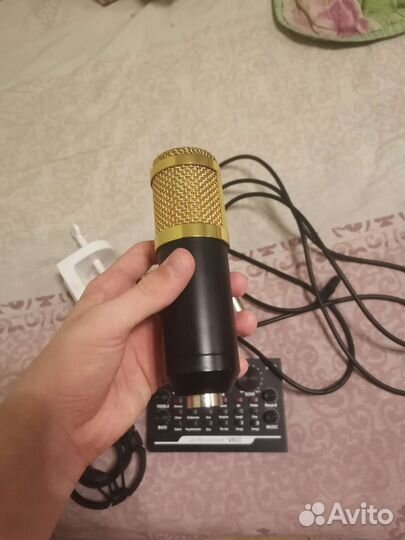 Микрофон bm-800 с звуковой картой