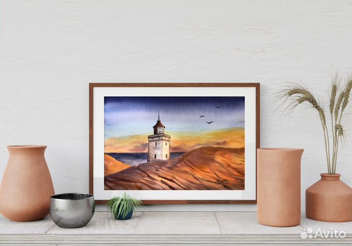 Картина акварель 