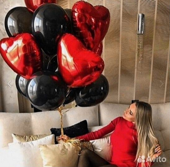 Воздушные шары на 14 февраля