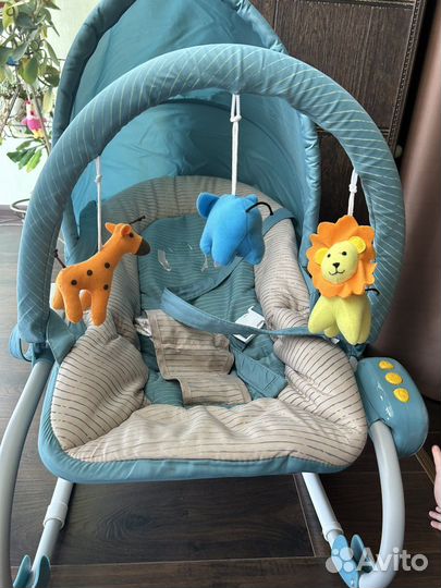 Шезлонг детский с рождения